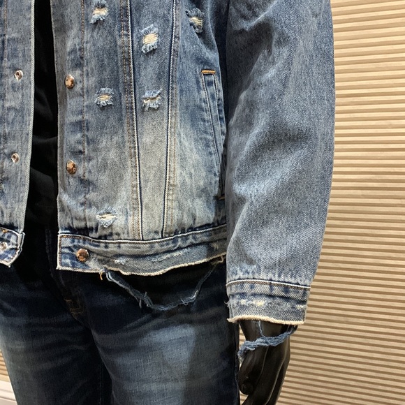 Cult of Individuality reversible tiger denim jeans jacket - Picture 3 of 16